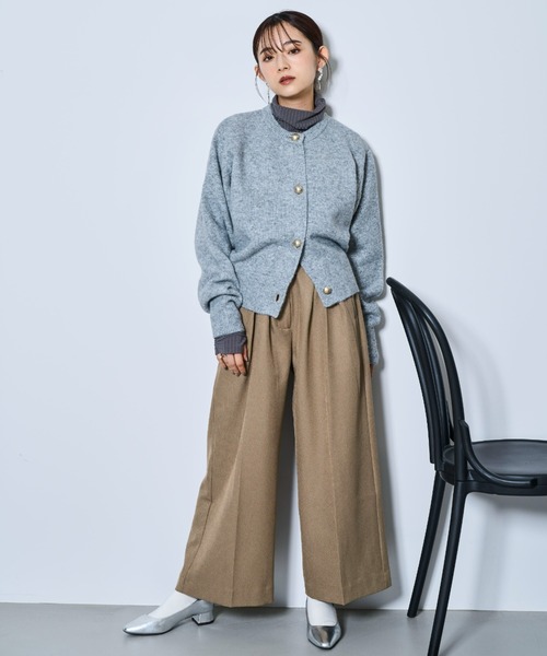 【rinorino】ELLIE タックアジャストパンツ GRAY Sサイズ rinorino様専用】ELLIE タックアジャストパンツ GRAY Sサイズ