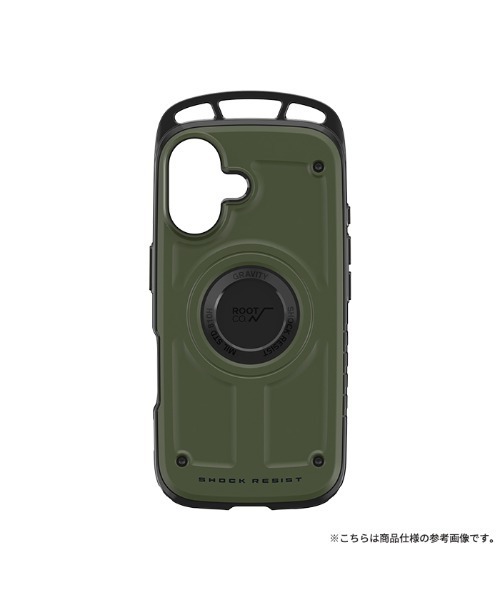 iPhone 15/15 Pro専用]ROOT CO. GRAVITY Shock Resist Case +Hold.