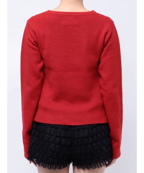カットアウトリブニット レディース Rouge vif la cle｜【一部店舗限定】 カットアウトリブニット
