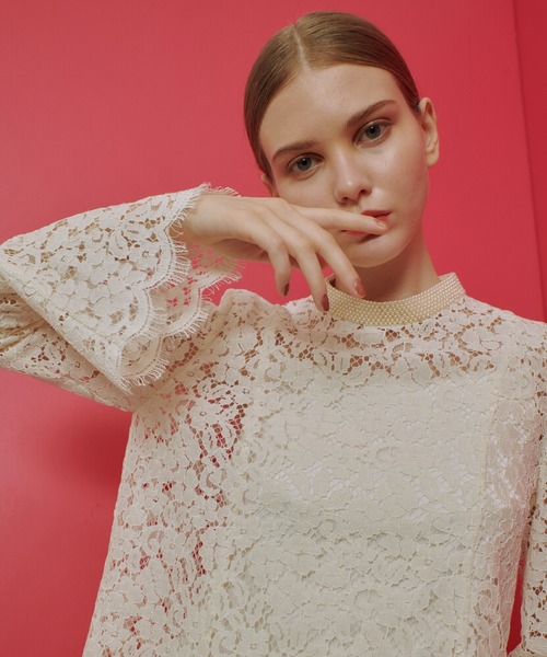 LOULOU WILLOUGHBY ブラウス シャツ 「LOULOU WILLOUGHBY」パール 