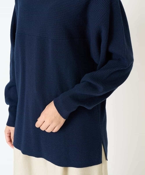 a.v.v（アー・ヴェ・ヴェ） ニット セーター 「WEB限定/洗える」切替