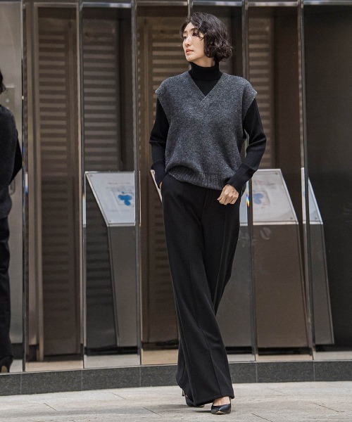 ニット セーター モヘアスパンコールニット「手洗い可能」 レディース la.f ニット セーター モヘアスパンコールニット「手洗い可能