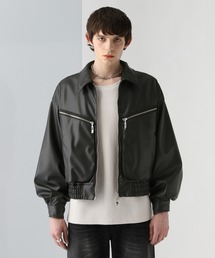 ブルゾン アウター 「SET UP対応」LEATHERコンパクトブルゾン(HARE) メンズ｜ZOZOTOWN Yahoo!店