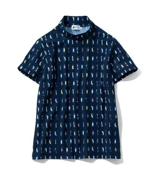 Picone CLUB（ピッコーネクラブ） tシャツ 半袖 ゴルフピコ柄プル
