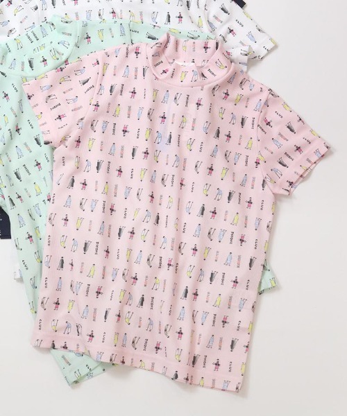 Picone CLUB（ピッコーネクラブ） tシャツ 半袖 ゴルフピコ柄プル