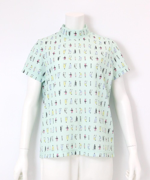 PICONEの半袖Tシャツ Picone CLUB（ピッコーネクラブ） tシャツ 半袖 ゴルフピコ柄プル