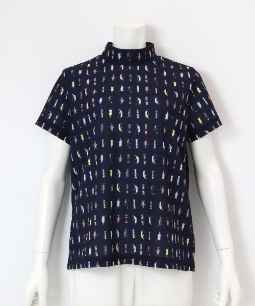 PICONEの半袖Tシャツ Picone CLUB（ピッコーネクラブ） tシャツ 半袖 ゴルフピコ柄プル