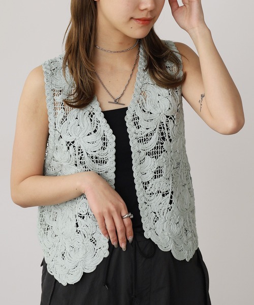 独特の素材 美品】23SS アダワス ADAWAS ベスト ジレ ツィード