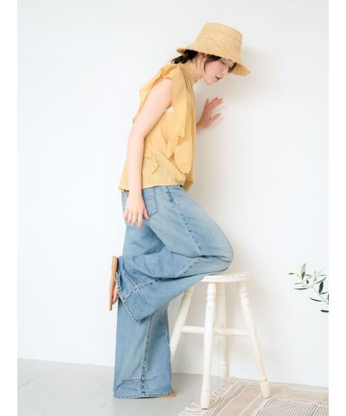 ジーンズ デニム デニムパンツ カーブデザインデニム レディース
