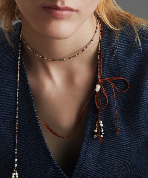 les bonbon ネックレス 「les bon bon」liberty pearl necklace