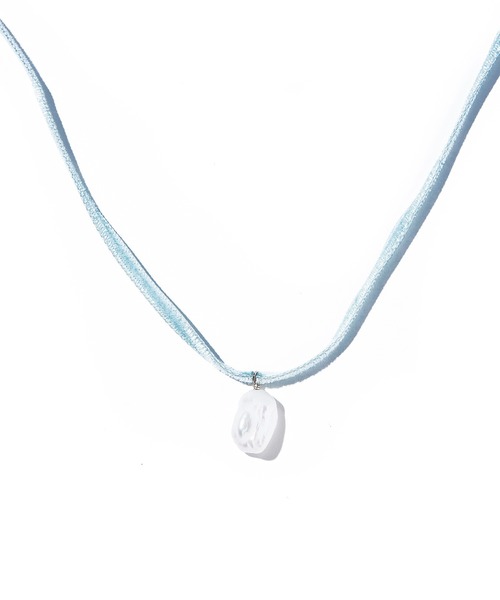 LIBERTY レインボーリボンペンダントネックレス les bonbon ネックレス 「les bon bon」liberty pearl necklace