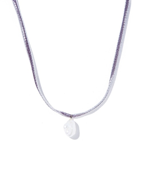LIBERTY レインボーリボンペンダントネックレス les bonbon ネックレス 「les bon bon」liberty pearl necklace