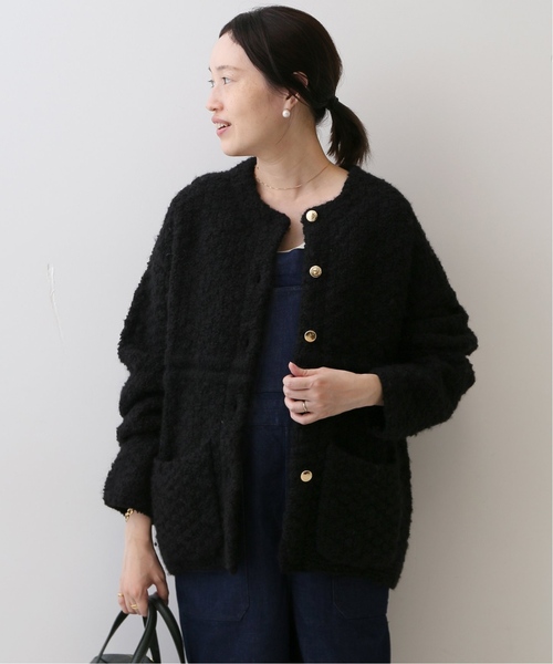 SLOBE IENA（スローブイエナ） ツイードジャケット FREE アイボリー