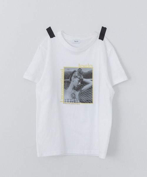 A part by tシャツ 「別注」LIFEコンパクトフォトTEE レディース