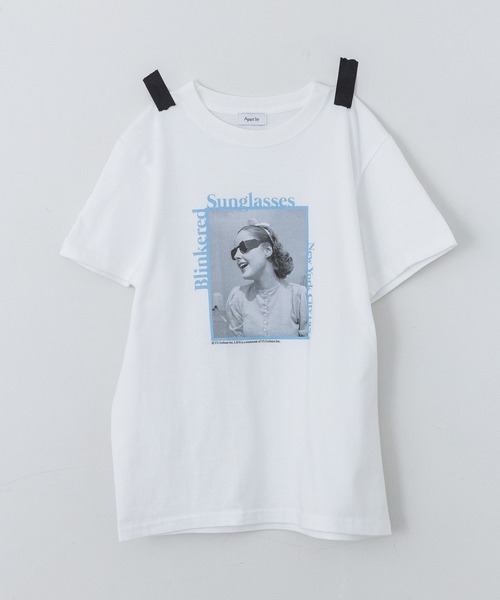 tシャツ 「洗える」VINTAGE PHOTO Tシャツ レディース aquagarage フォトプリントTシャツ レディース 春 夏 M≪ゆう
