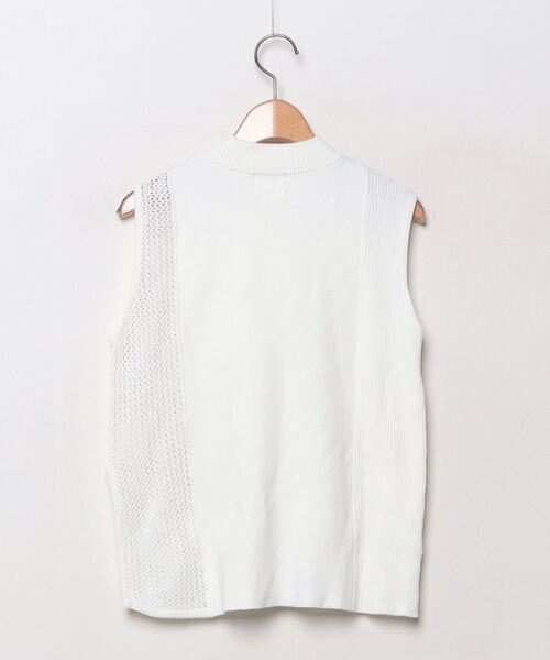 &g'aime（アンジェム） ノースリーブニット FREE ホワイト レディース
