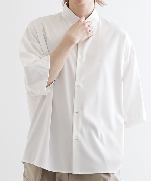 tk.TAKEO KIKUCHI シャツ 「WEB限定」無地/花柄アソートドレープ