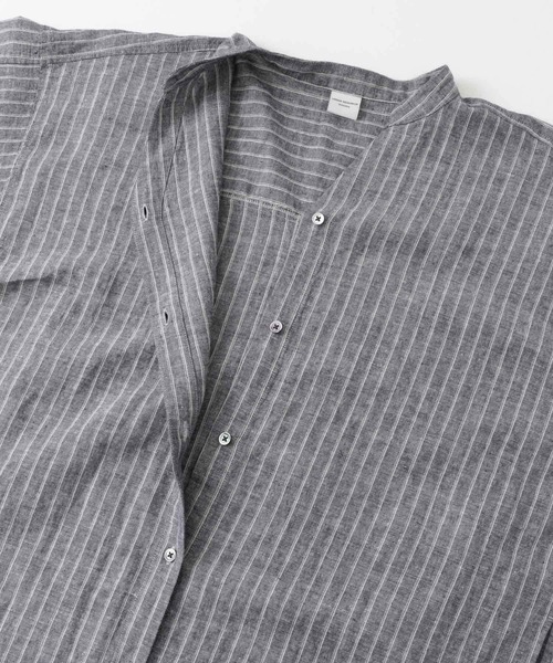 URBAN RESEARCH DOORS ワンピース ラミーリネンストライプ