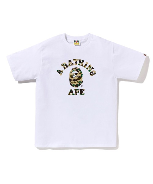 A BATHING APE（アベイシングエイプ） tシャツ 1ST CAMO COLLEGE TEE