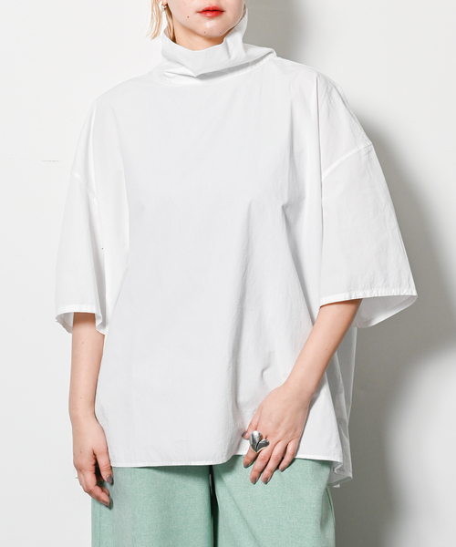ブラウス シャツ SEEALL FENCING SS SHIRTS SAU53 SH383：シャツ レディース
