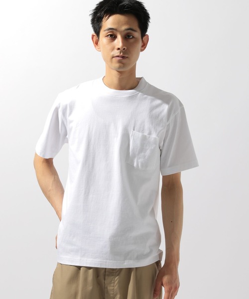 Hanes（ヘインズ） tシャツ 「」別注BEEFY-TポケットTシャツ メンズ