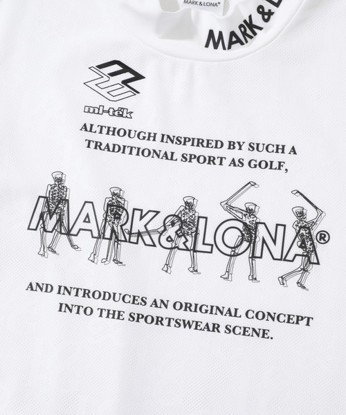 MARK&LONA tシャツ Motion Skull Mock Neck | MEN メンズ