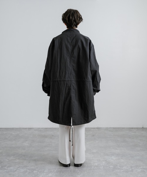 「Rocky Monroe」 コート L グレイッシュベージュ メンズ_画像8