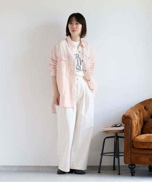 CPOスーパーショートブラウス 別注】THE RERACS×Edition CPO SUPER SHORT BLOUSE