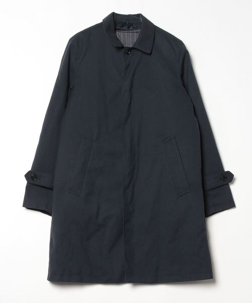 極美品 グリーンレーベルリラクシング ステンカラーコート カシミア混 グレー M green label relaxing（グリーンレーベルリラクシング） ステンカラー