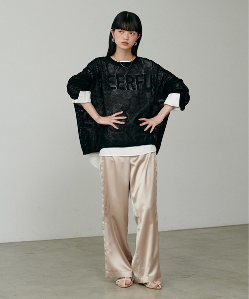 オーバーメッシュニットロゴPO オーバーメッシュニットロゴPO - LASUD - LASUD｜YAMADAYA STORE