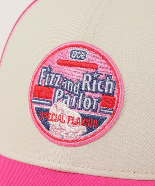 niko and… キャップ 帽子 「FIZZ＆RICH PARLOR」メッシュ