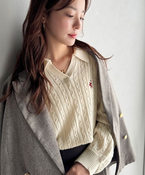 classicalelf（クラシカルエルフ） ニット セーター ”品よく華やぐ