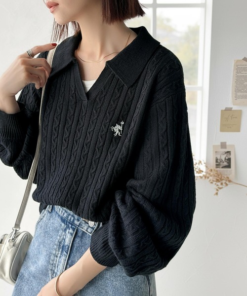 classicalelf（クラシカルエルフ） ニット セーター ”品よく華やぐ