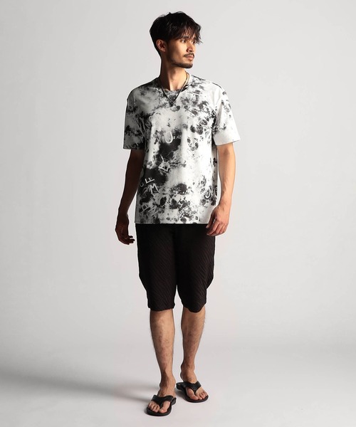NICOLE CLUB FOR MEN tシャツ 総柄プリント半袖Tシャツ メンズ