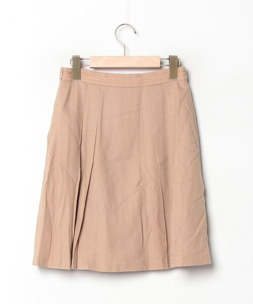 LAISSE PASSE（レッセパッセ） プリーツスカート 38 ベージュ