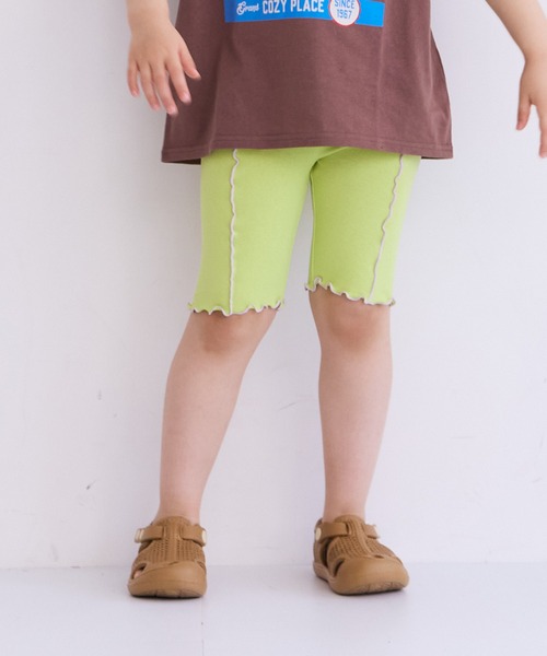 MARKEY'S パンツ 無地メローバイカーパンツ キッズ 子供服
