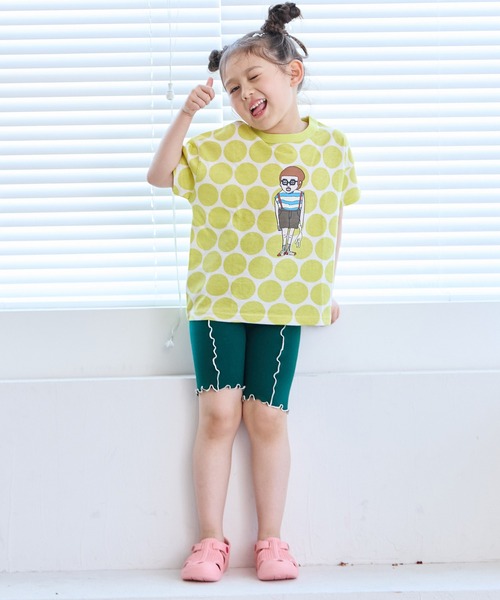 MARKEY'S パンツ 無地メローバイカーパンツ キッズ 子供服