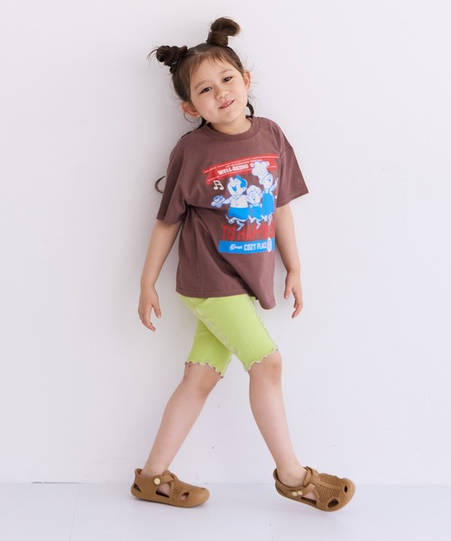 MARKEY'S パンツ 無地メローバイカーパンツ キッズ 子供服