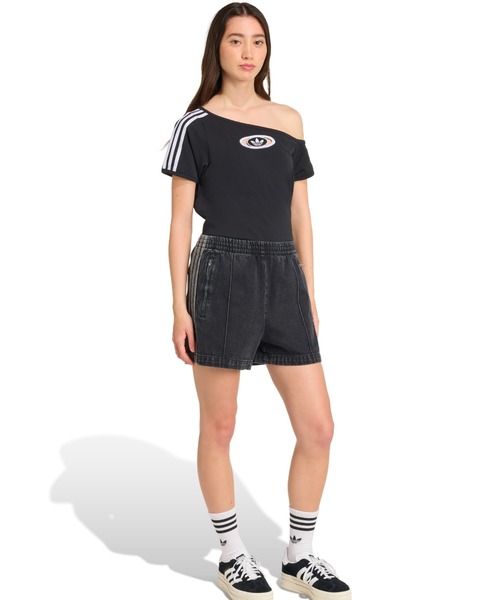 adidas tシャツ OFFSHOULDER TEE / アディダス オフショルダー