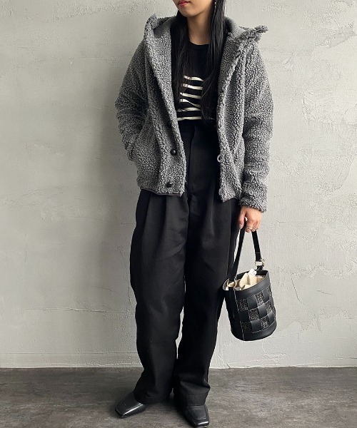 最終値下げ　ジムフレックス　美品　アウター 16サイズ GYMPHLEX（ジムフレックス） ジャケット 16 ダークブラウン レディース