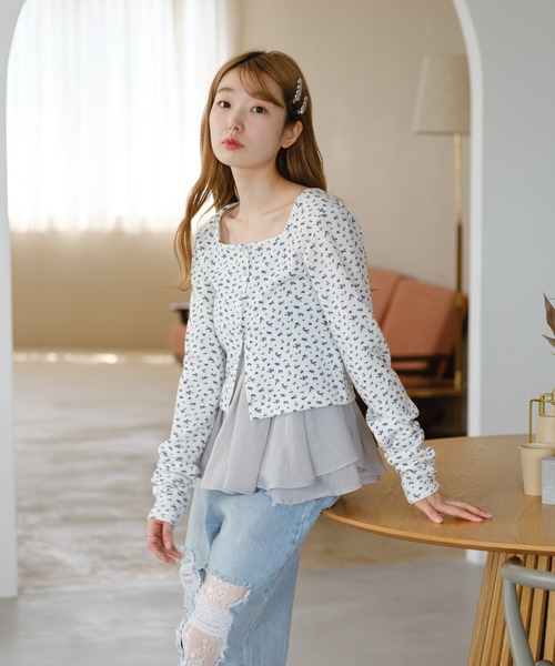 Kastane 【セットアイテム】アンサンブルビスチェSET アイボリー セール】【セットアイテム】アンサンブルビスチェSET