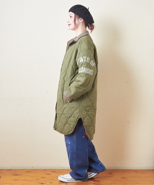 「CUBE SUGAR」 コート M グリーン レディース_画像9