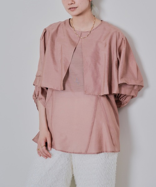 DOLLUPOOPS（ドールアップウップス） ブラウス シャツ ケープライク