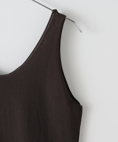 plage タンクトップ ノースリーブ COTTON KNIT タンク