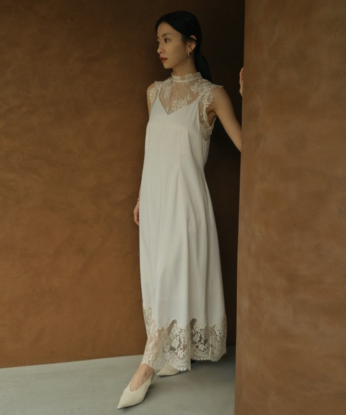 サイドレースワンピース アニュアンス アニュアンス anuans サイド