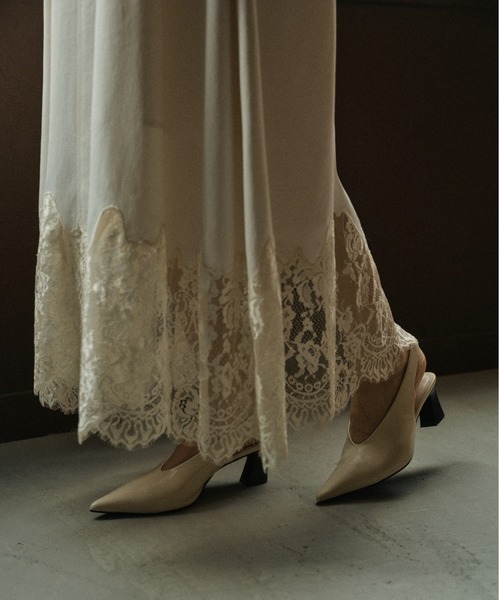 anuans（アニュアンス） ワンピース レースレイヤードキャミワンピース