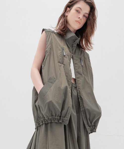 DRESSLAVE（ドレスレイブ） ベスト ジレ stand zip middle vest