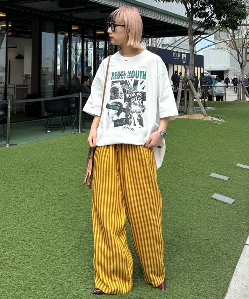 「CIAOPANIC TYPY」 「suitch」半袖Tシャツ MEDIUM ブラック メンズ