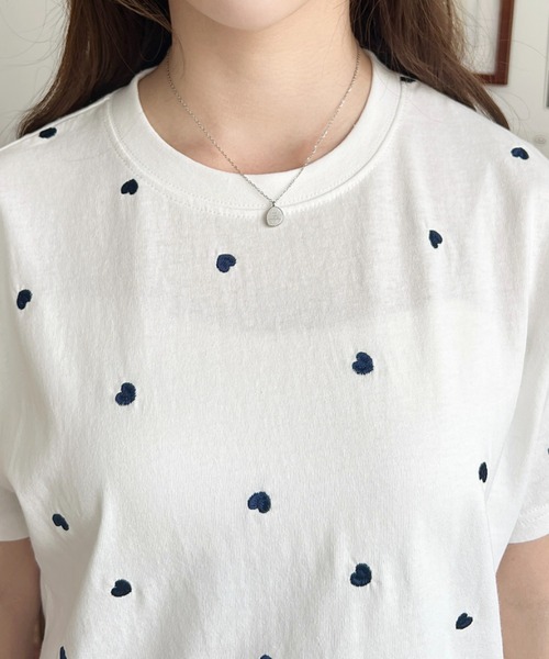 「moment+」 半袖Tシャツ M オートミール レディース