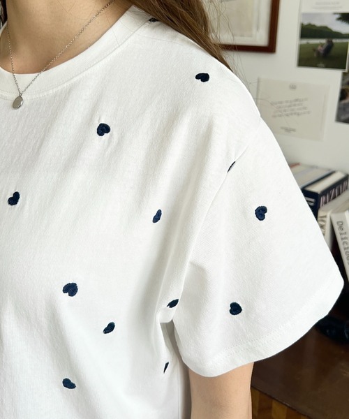 「moment+」 半袖Tシャツ M オートミール レディース